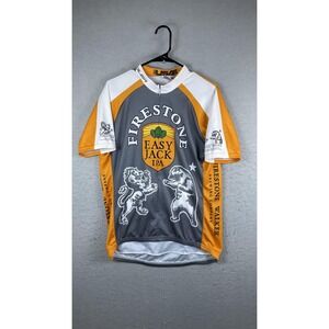 Voler Firestone Walker Easy Jack IPA Beer Cycling Jersey Mens Large Full Zip
